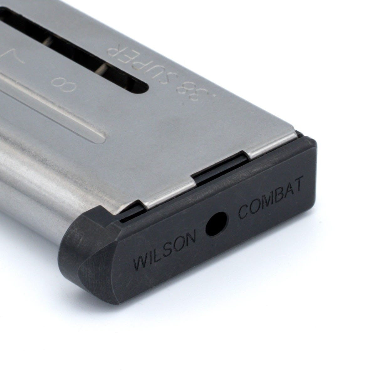 Wilson Combat 1911 Magazine, ETM, Sentinel, .38 Super, 8 Round, Stainless | 500-38SS