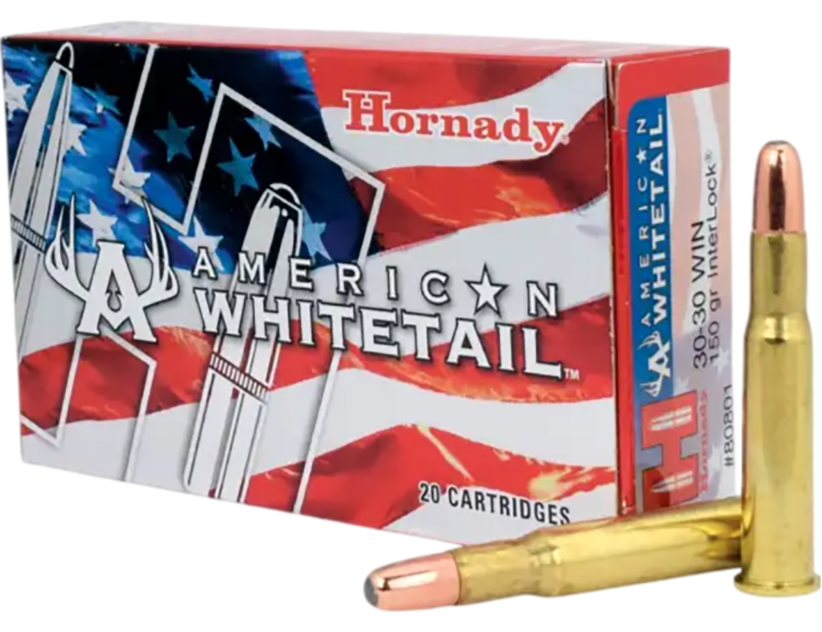 30-30 Win., 150 gr. InterLock RN, Hornady American Whitetail 80801, 20 per Box