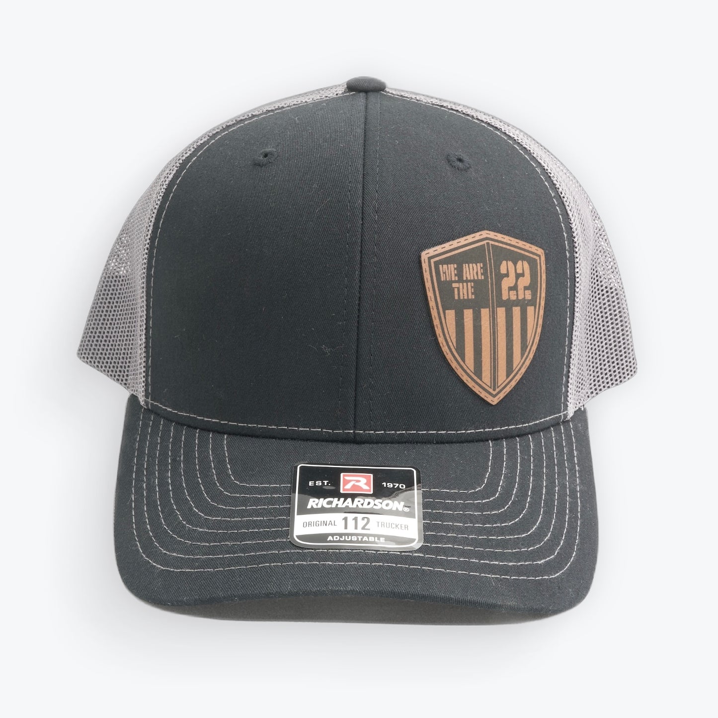We Are The 22 Leather Patch Cap