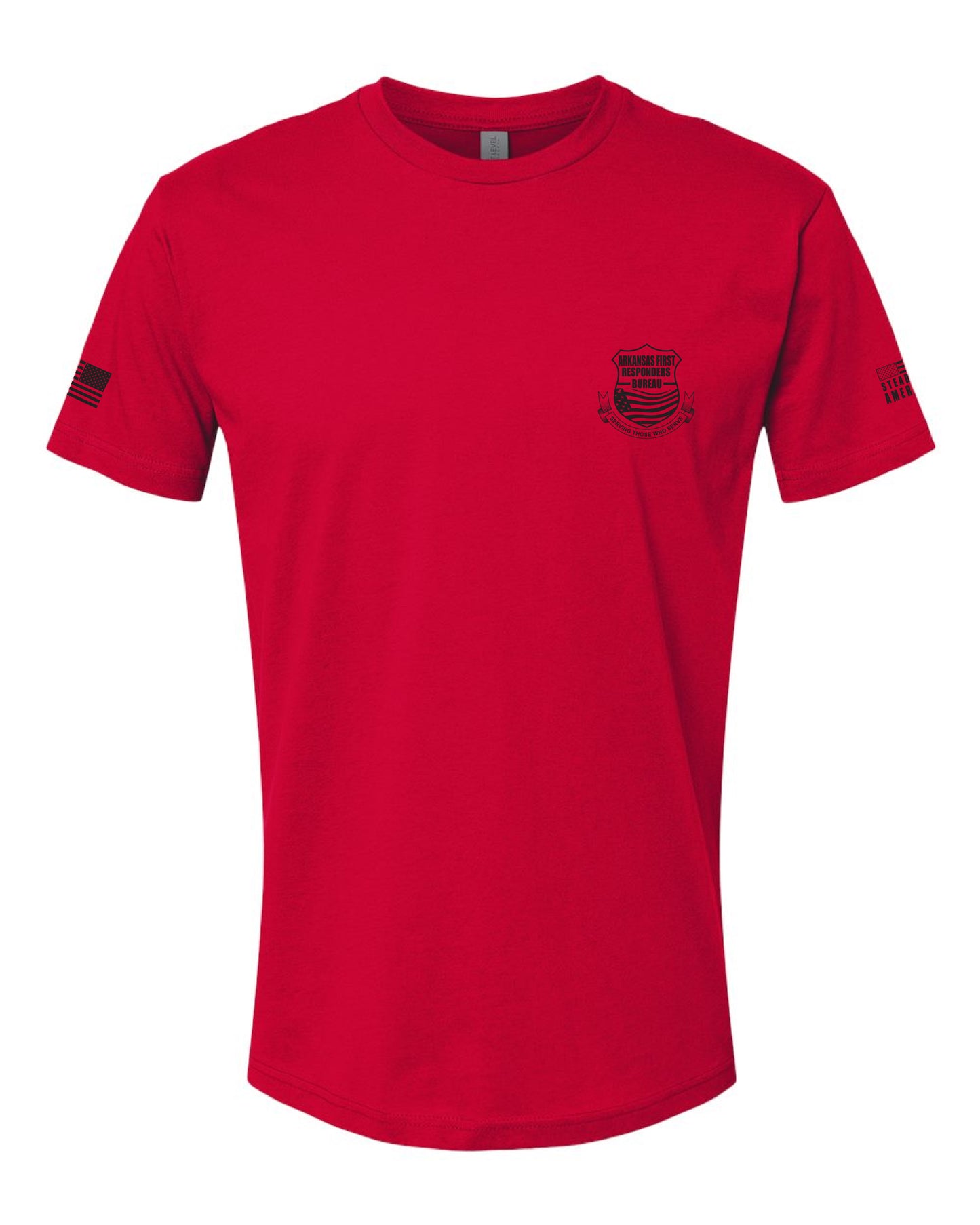 Arkansas First Responders Bureau, Short Sleeve T-Shirt, Red