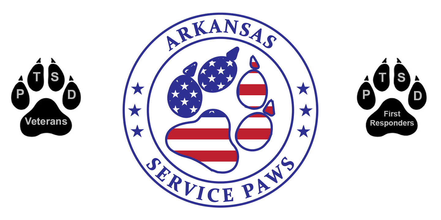 Arkansas Service Paws Logo Banner