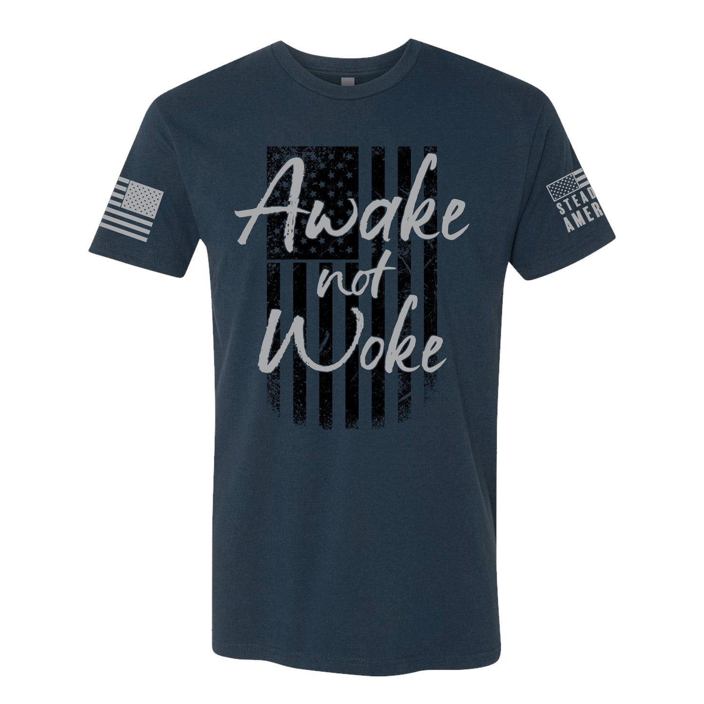 Awake, Not Woke Shirt – Patriotic Faith Tee