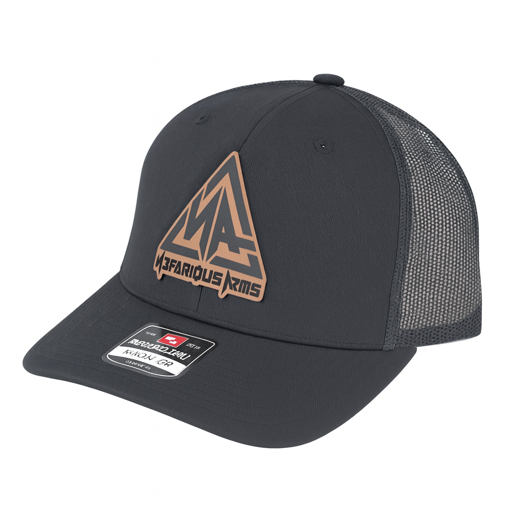Nefarious Arms Cap, Richardson 112, Leather Patch