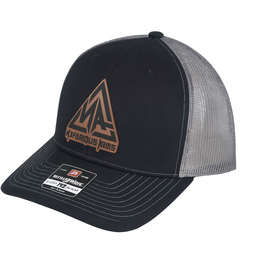 Nefarious Arms Cap, Richardson 112, Leather Patch