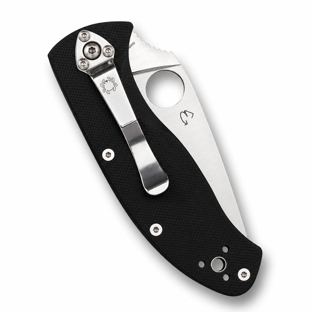 Spyderco - Tenacious | C122GP Folding Knife - 3.39" 8Cr13MoV, Black G10