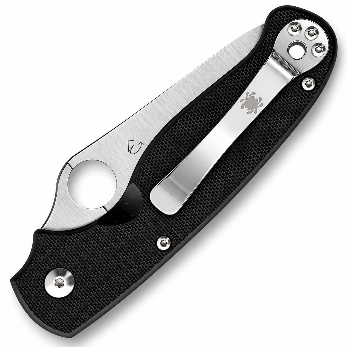 Spyderco - ButtonUp | C275GP Folding Knife - 3.27" 8Cr13MoV - Black G10