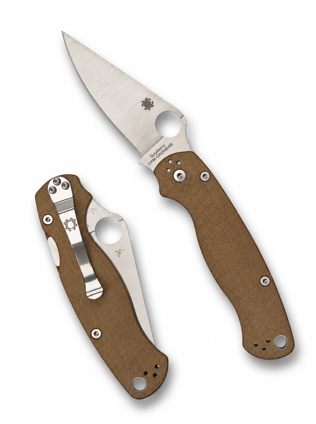 Spyderco - Para Military 2 | C81MPCW2 Folding Knife - 3.44" CPM CRU-WEAR