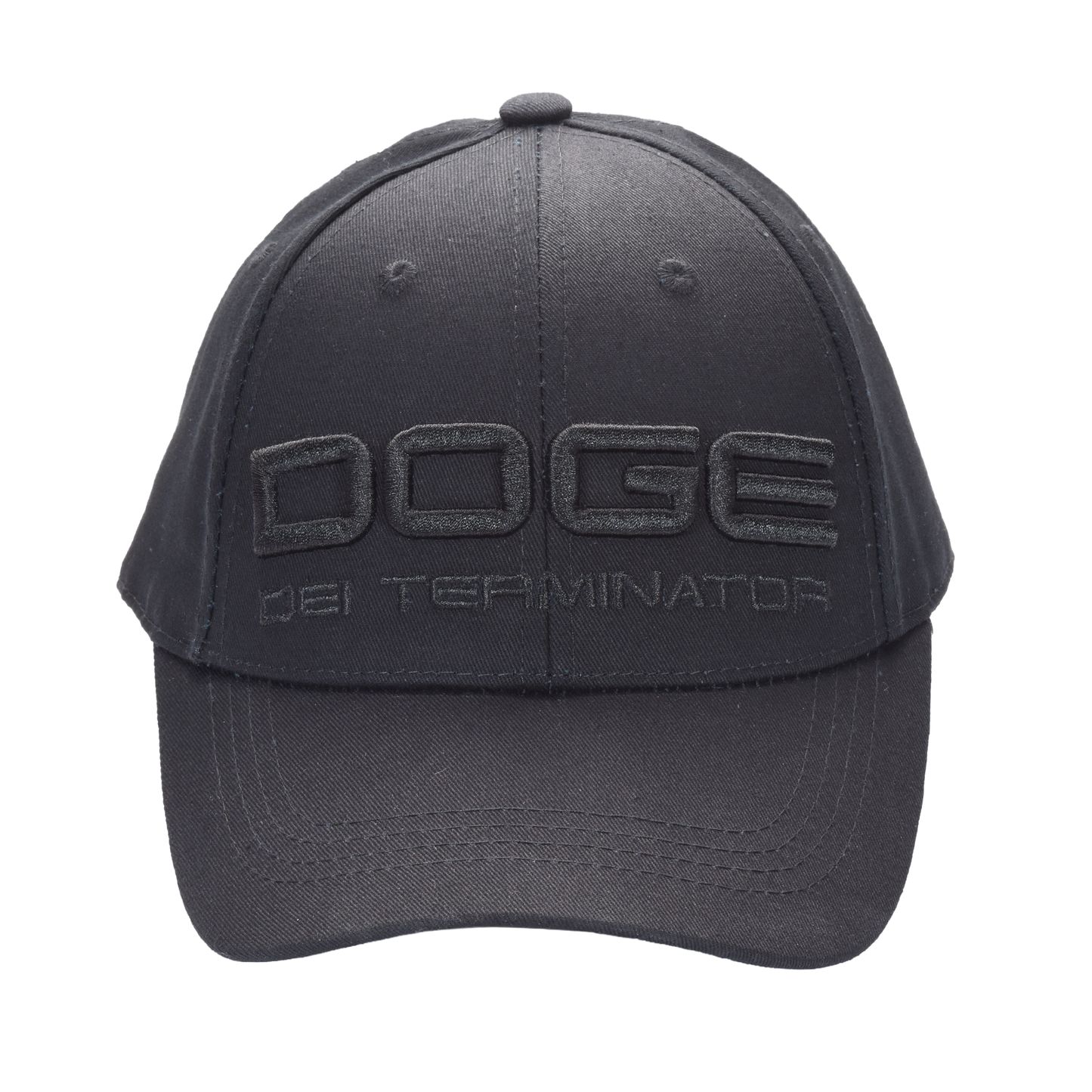 DOGE “Department of Government Efficiency” Cap ‒ Black / Musk-Ramaswamy Embroidery