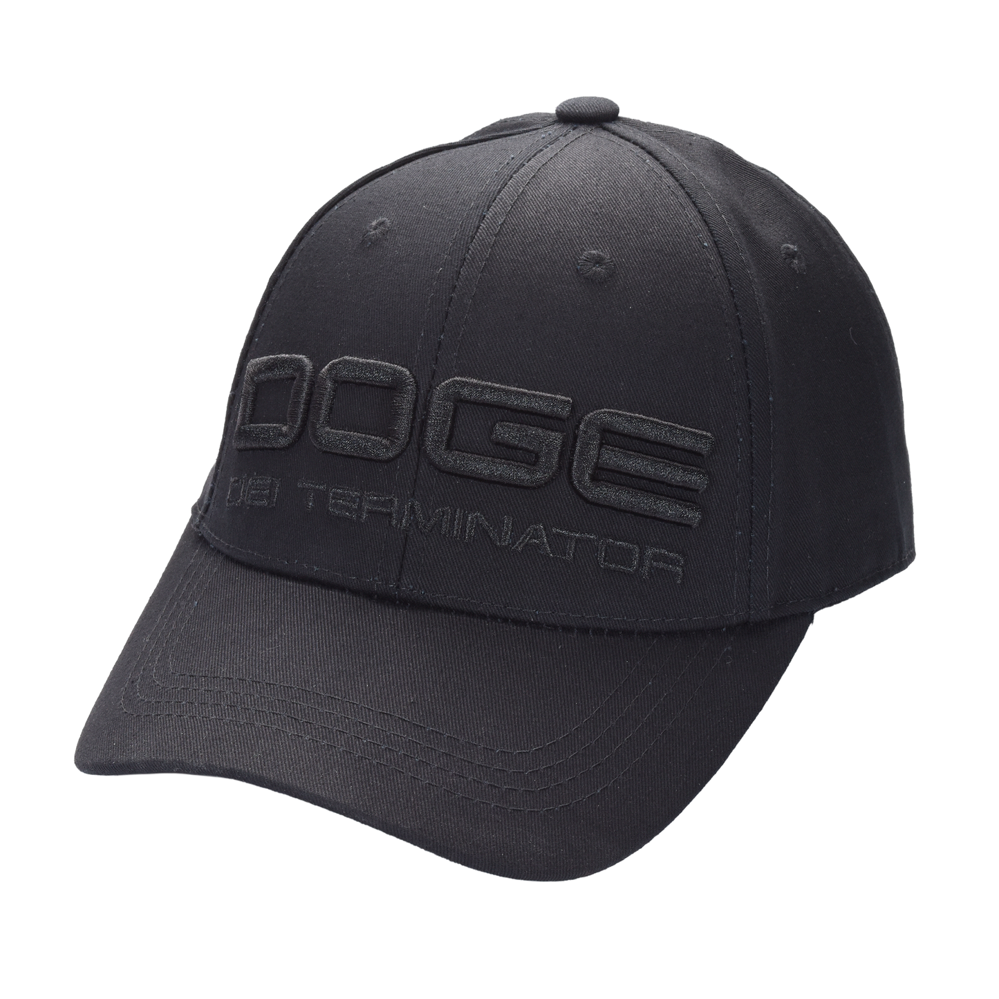 DOGE “Department of Government Efficiency” Cap ‒ Black / Musk-Ramaswamy Embroidery