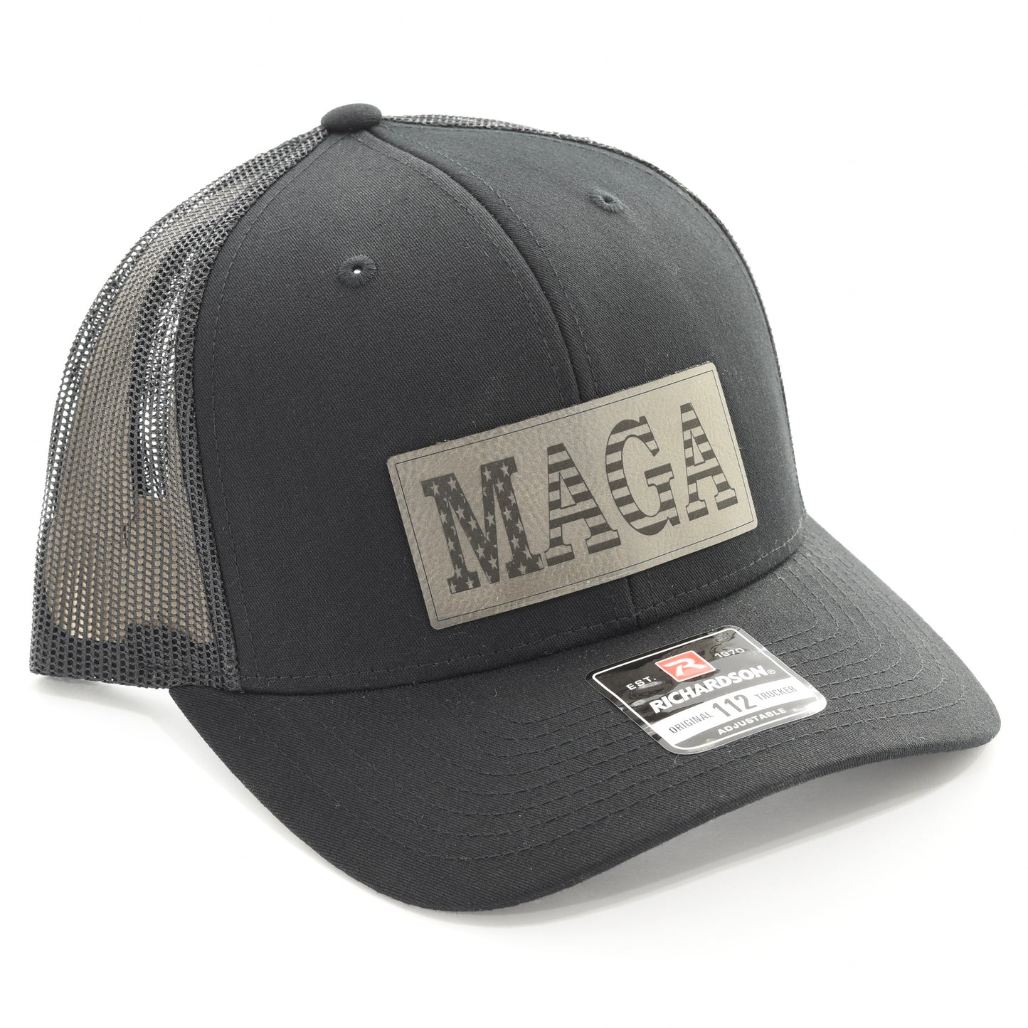 MAGA Leather Patch Cap