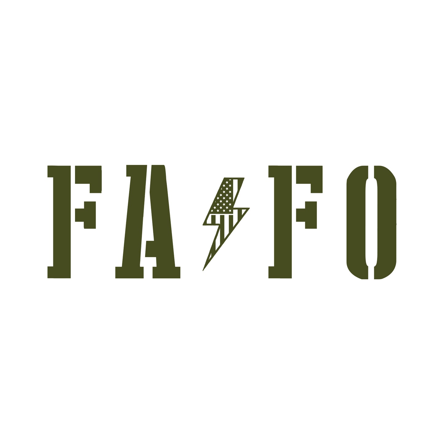 FAFO, UV DTF 3D PermaSticker