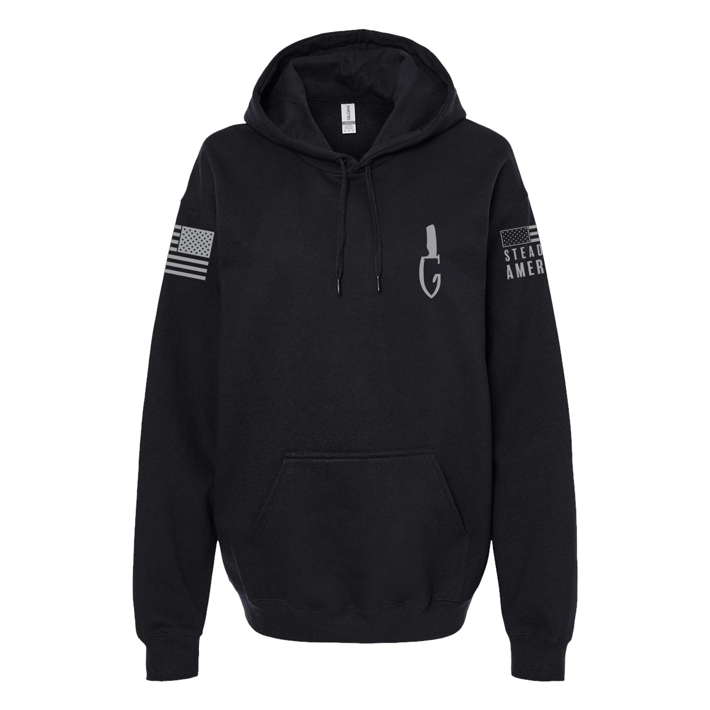 Gentry Custom Knives / Pocket Muk, SoftStyle Hoodie, Black