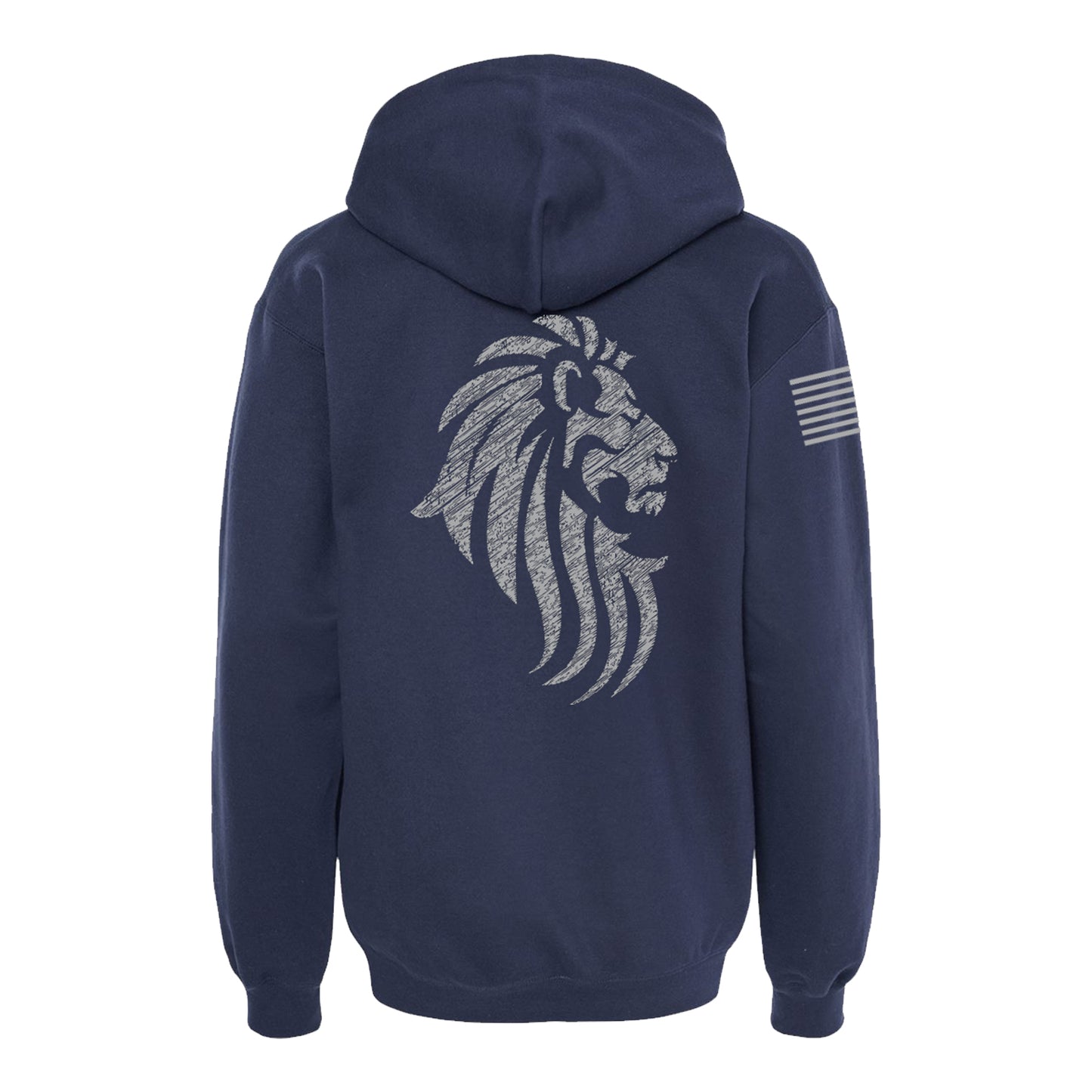 Habit Defense, Lion of Judah, SoftStyle Hoodie, Navy