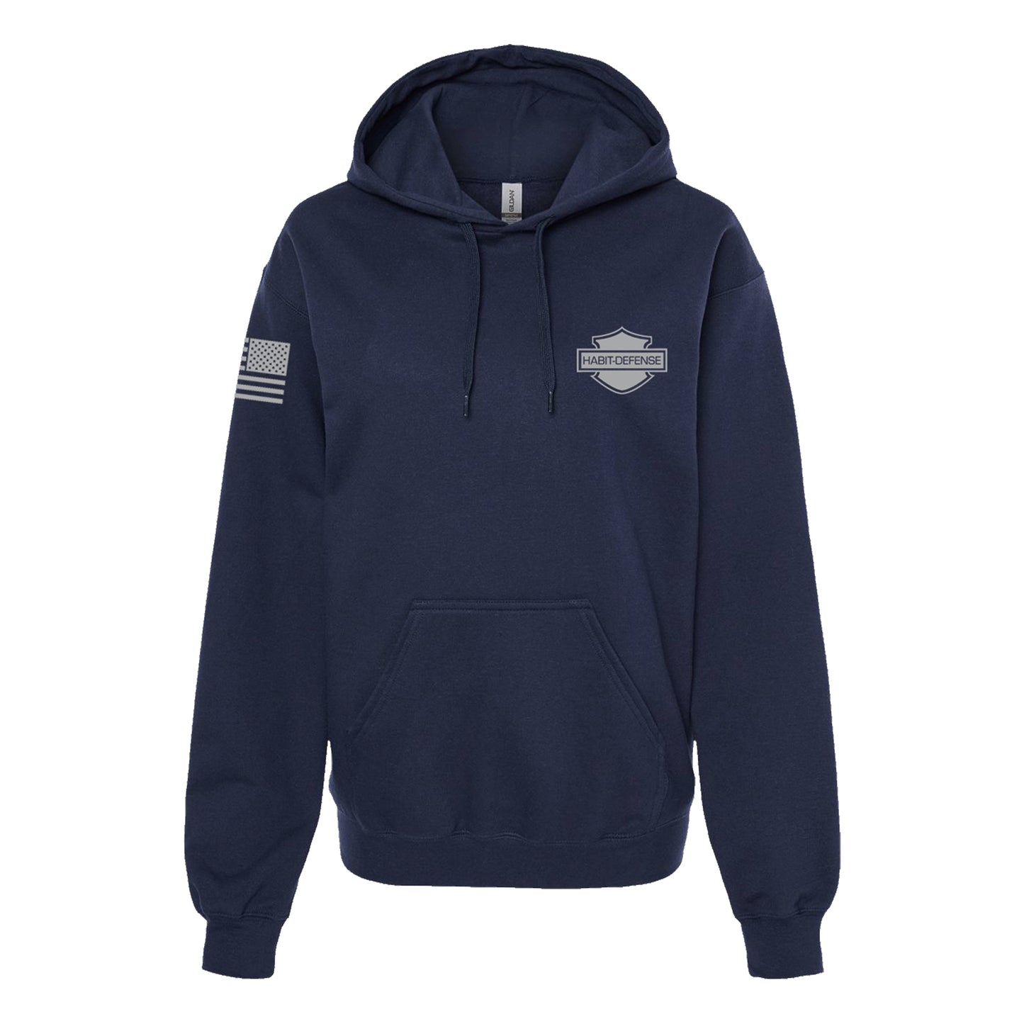 Habit Defense, Lion of Judah, SoftStyle Hoodie, Navy