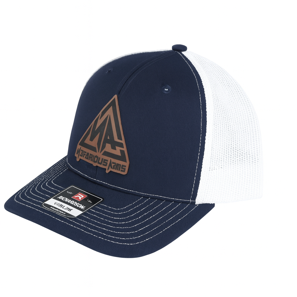 Nefarious Arms Cap, Richardson 112, Leather Patch