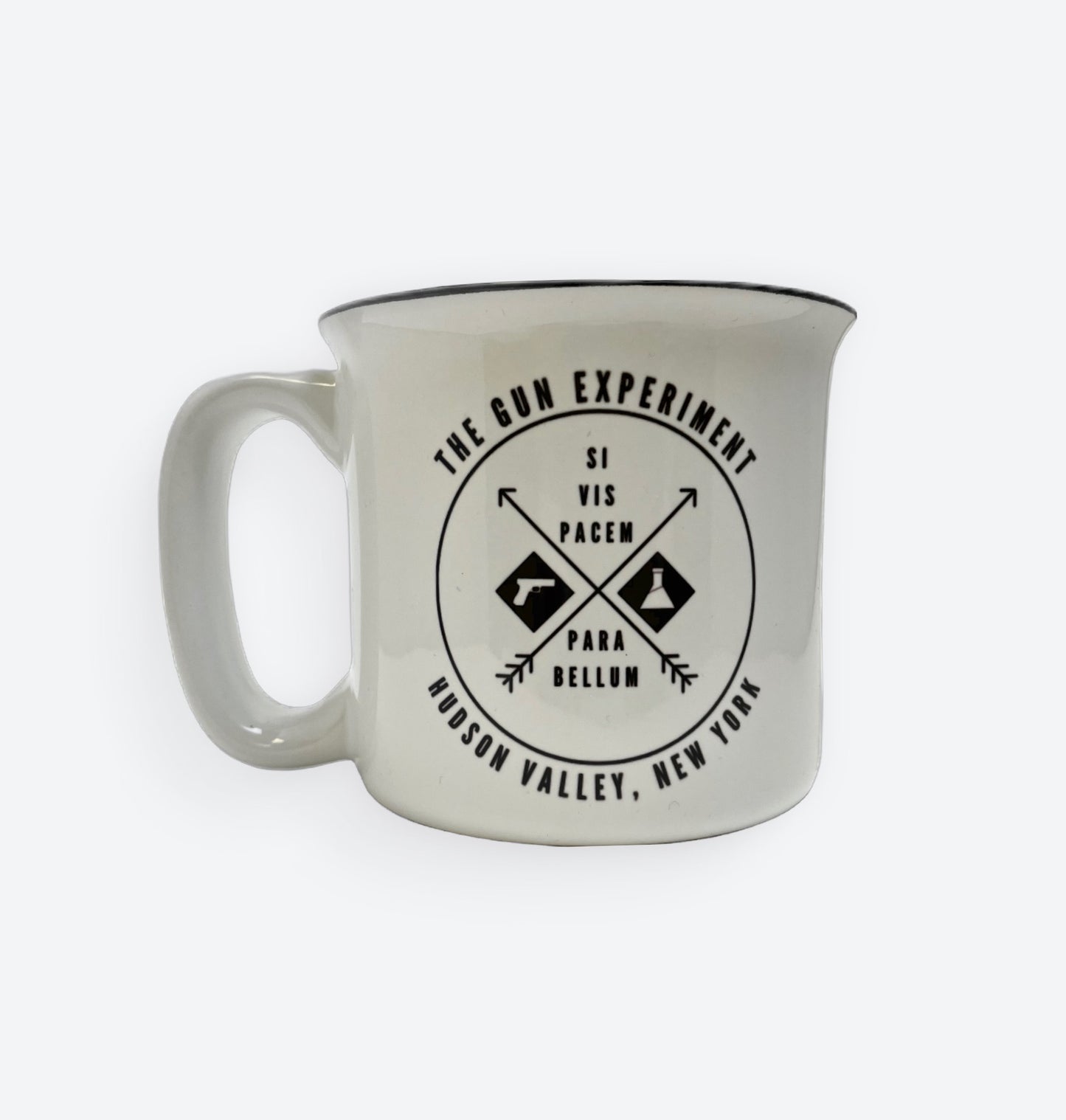 The Gun Experiment Coffee Mug, Ceramic, 13 oz.