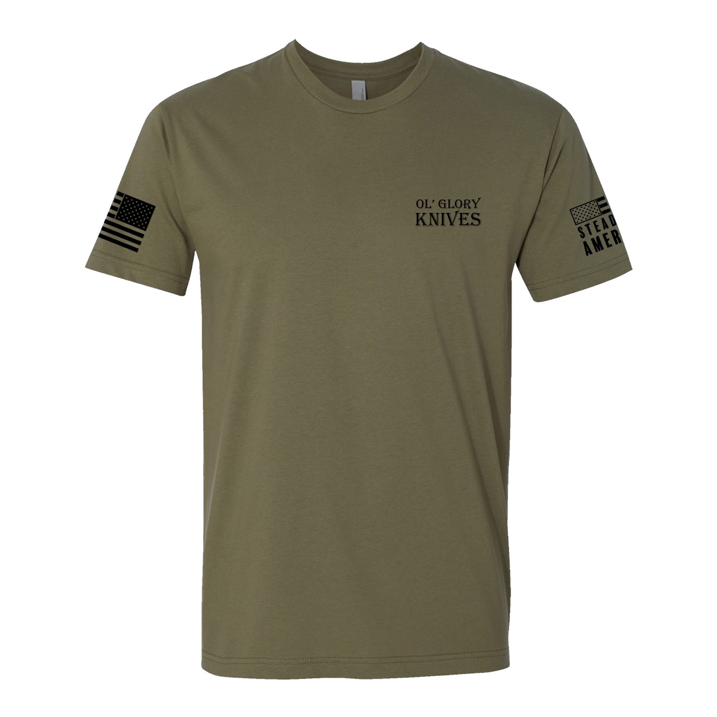Ol 'Glory Knives / The Survivor, Short Sleeve, O.D. Green