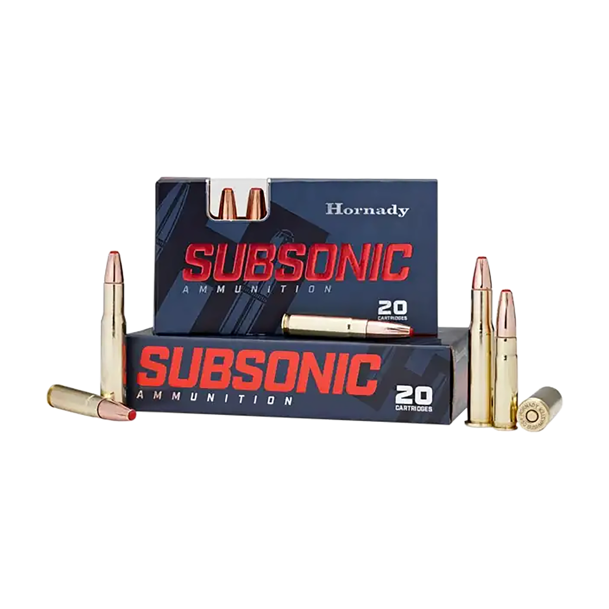 45-70 Govt., Hornady 82742 Subsonic, 410 gr. Sub X, 20 per Box