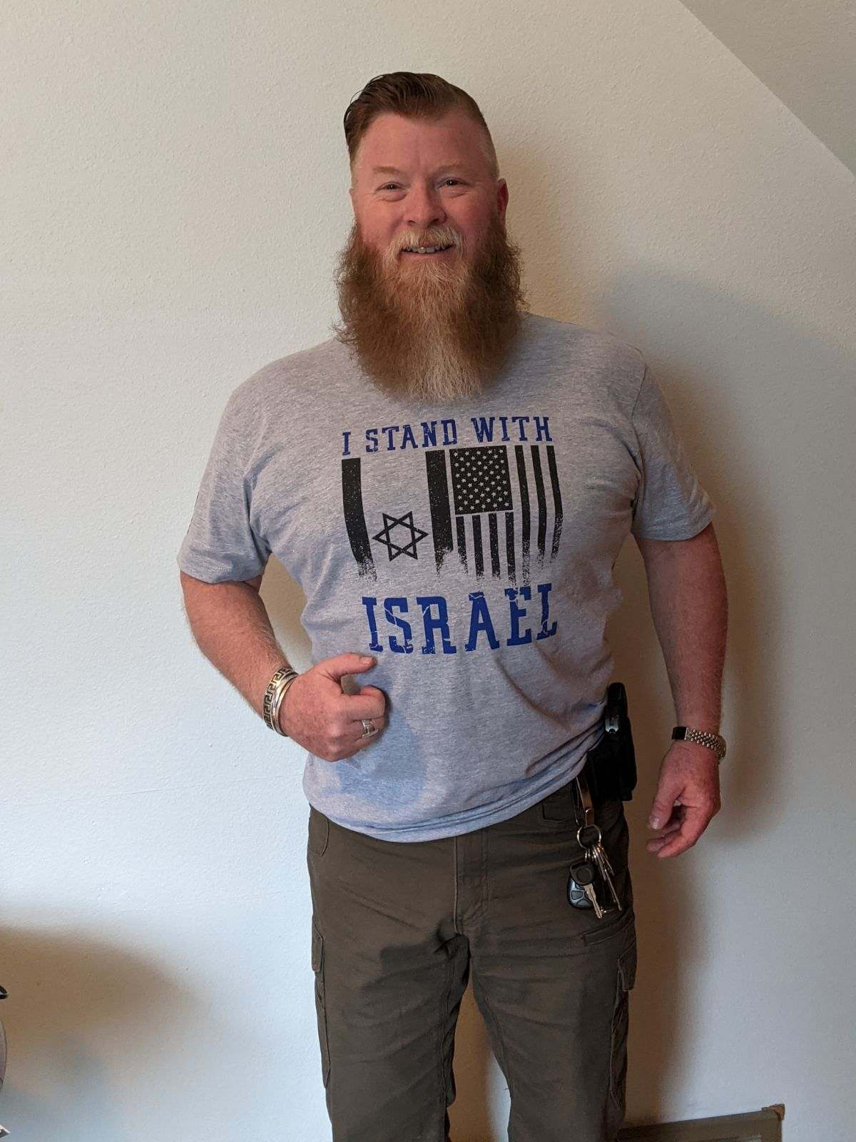I Stand With Israel Shirt – Patriotic Faith Tee, Support Israel T-Shirt