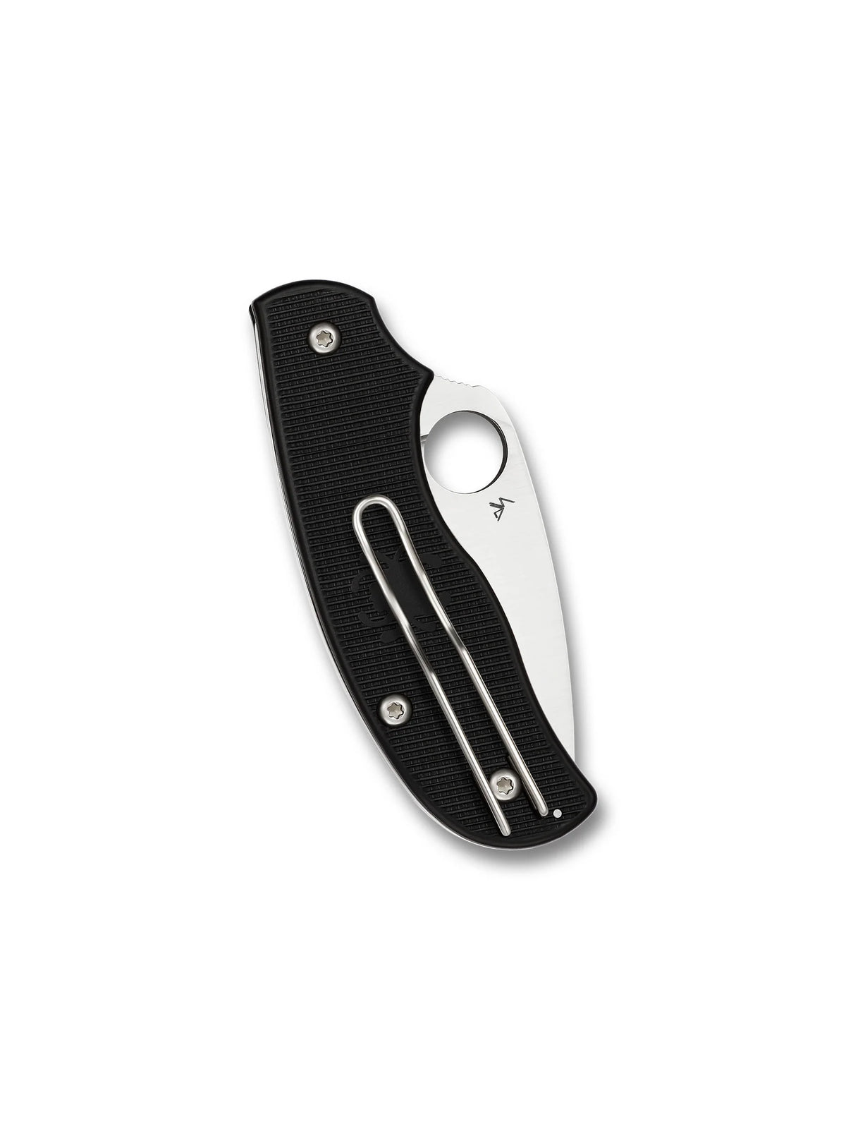 Spyderco Urban C127PBK folding knife closed showing black FRN handle and reversible deep-pocket wire clip