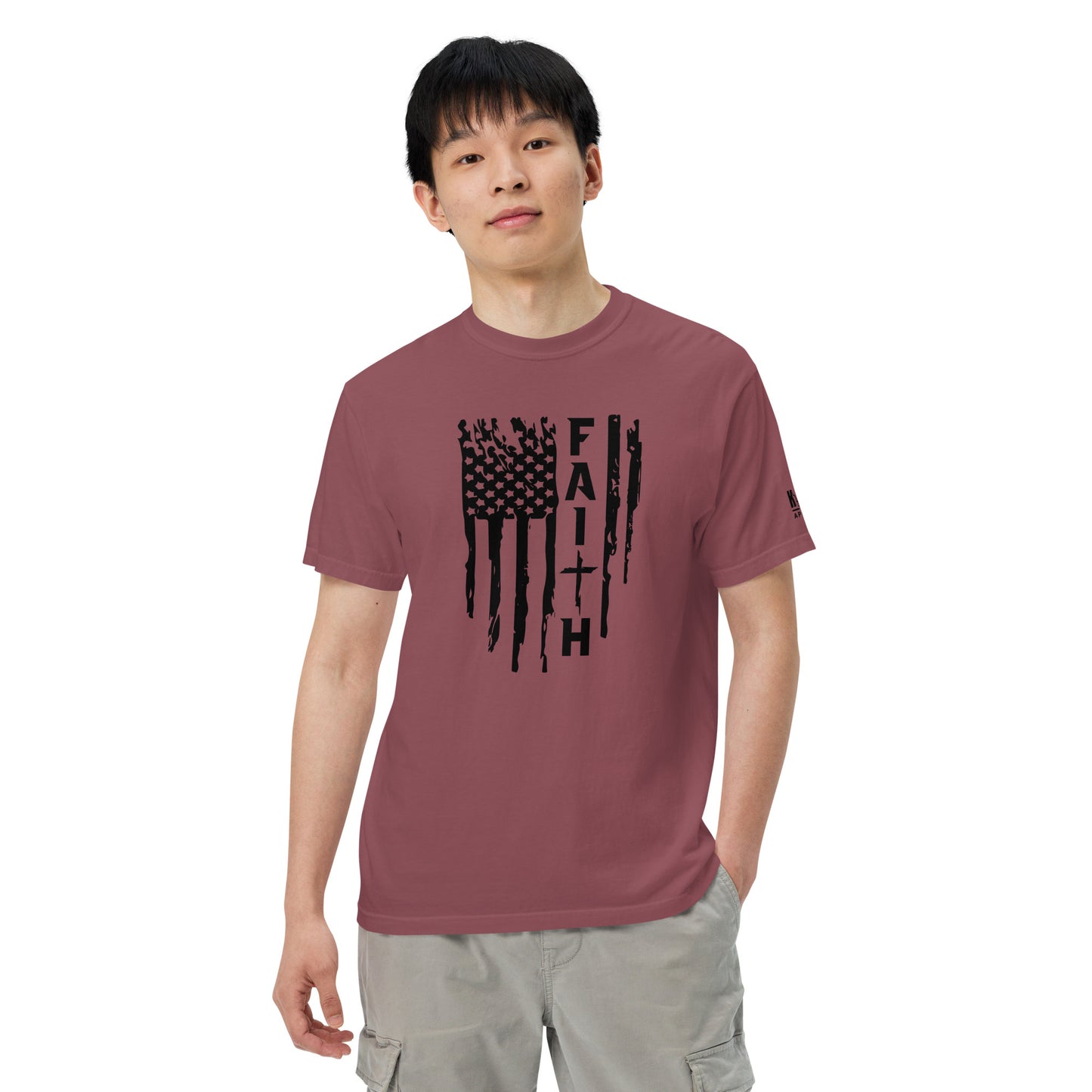 Faith Flag, Comfort Colors, Short Sleeve
