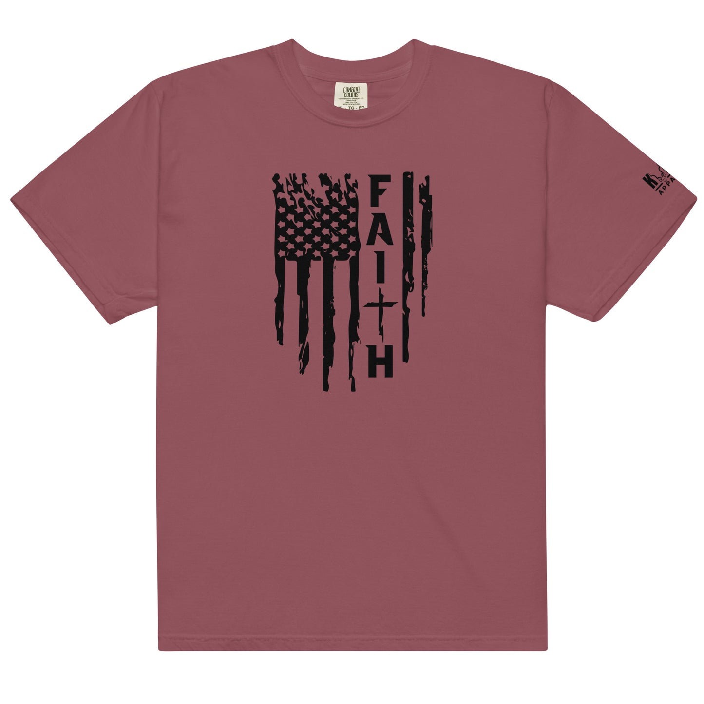 Faith Flag, Comfort Colors, Short Sleeve
