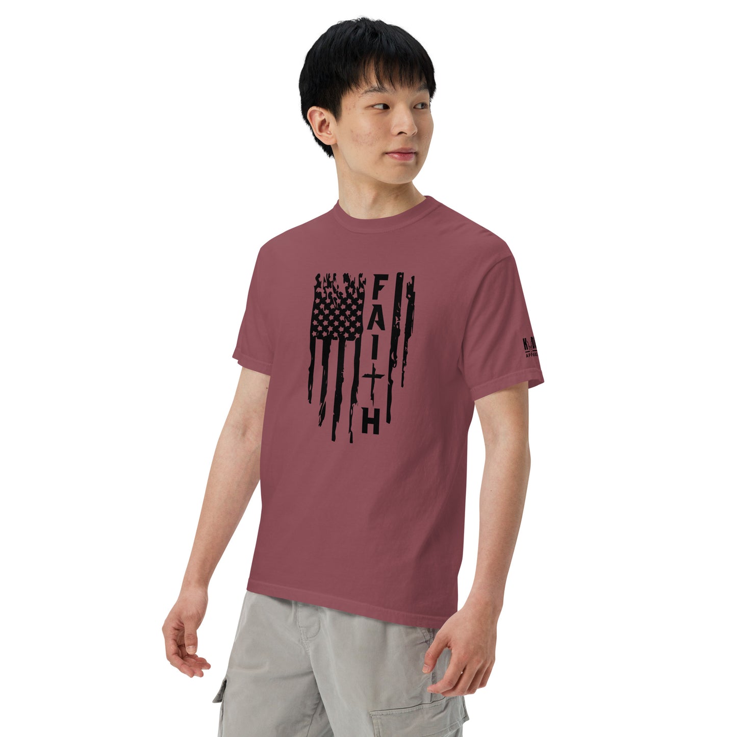 Faith Flag, Comfort Colors, Short Sleeve