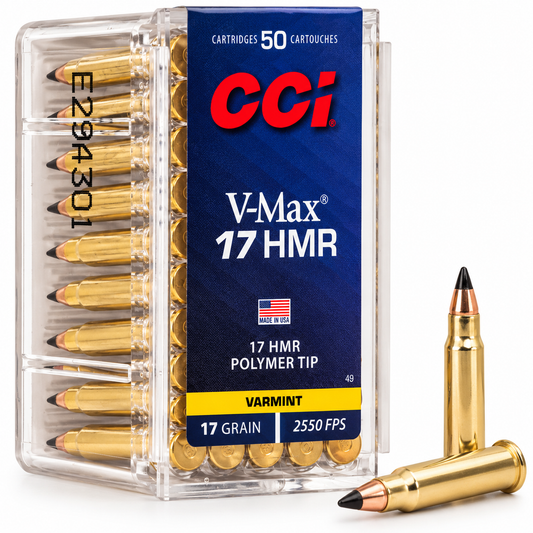 17 HMR | CCI 49 | 17 gr. | V-Max® | 50 Rounds