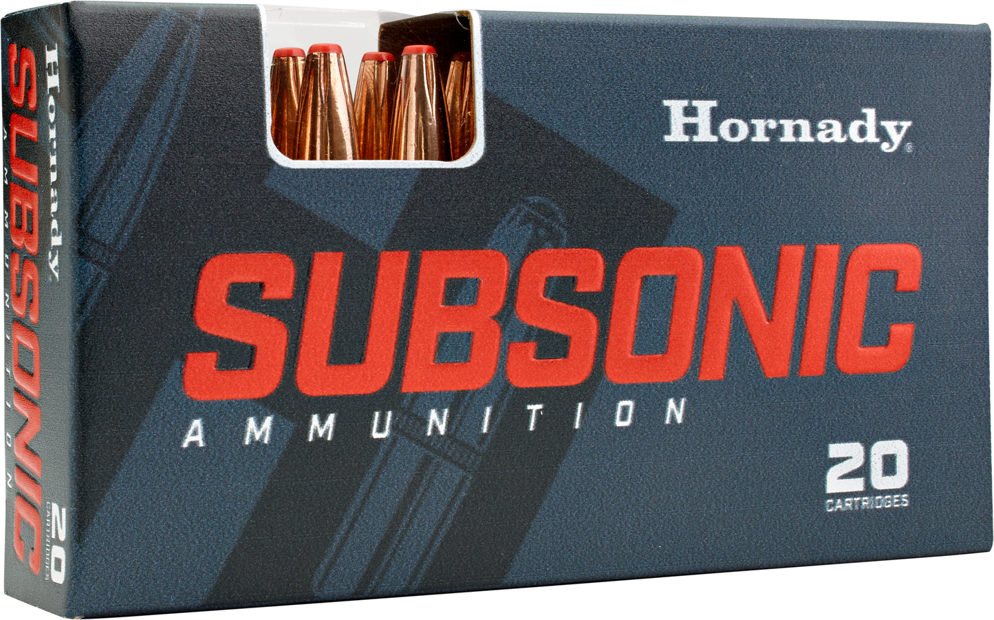 350 Legend, Hornady 81198, 250 gr. Sub X, 20 per Box