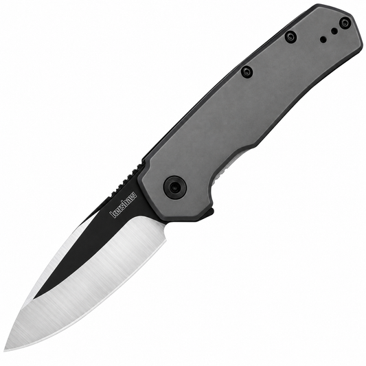 Kershaw - Thermal - 1411 | Frame Lock (A/O) | 2.9" 8Cr13MoV Black / Satin | Gray PVD Stainless
