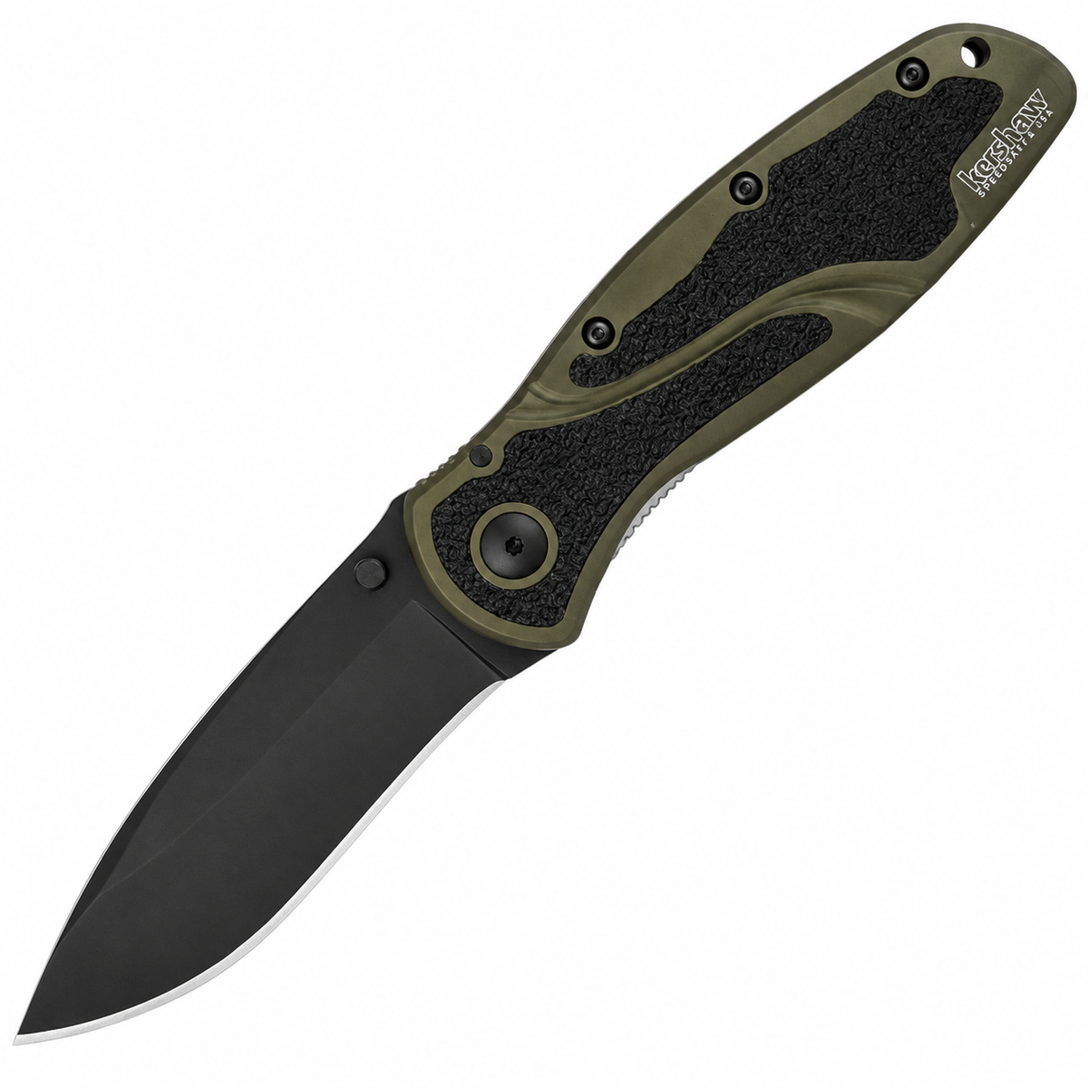 Kershaw - BLUR | 1670OLBLK Assisted Opening Knife - 3.4" 14C28N