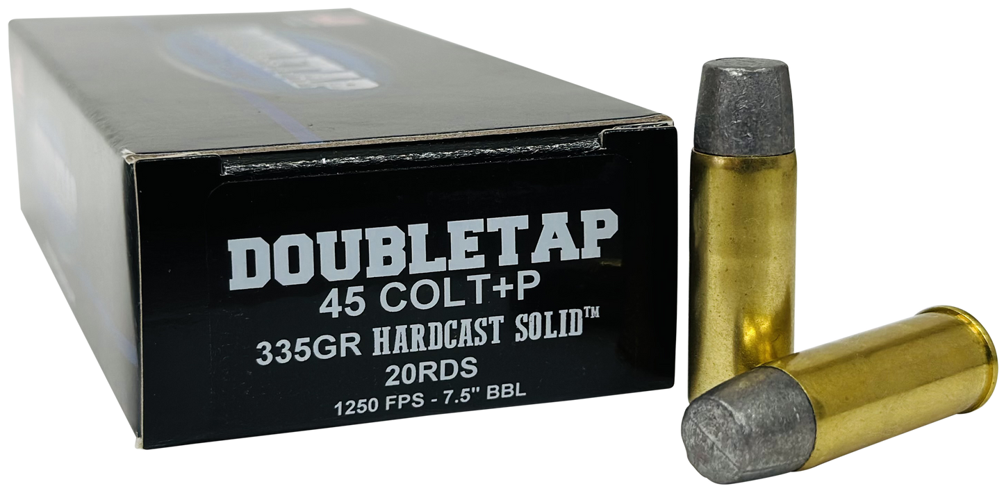 45 Colt, Doubletap 45P335HC, 335 gr. Hard Cast Solid, 20 per Box