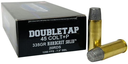 45 Colt, Doubletap 45P335HC, 335 gr. Hard Cast Solid, 20 per Box
