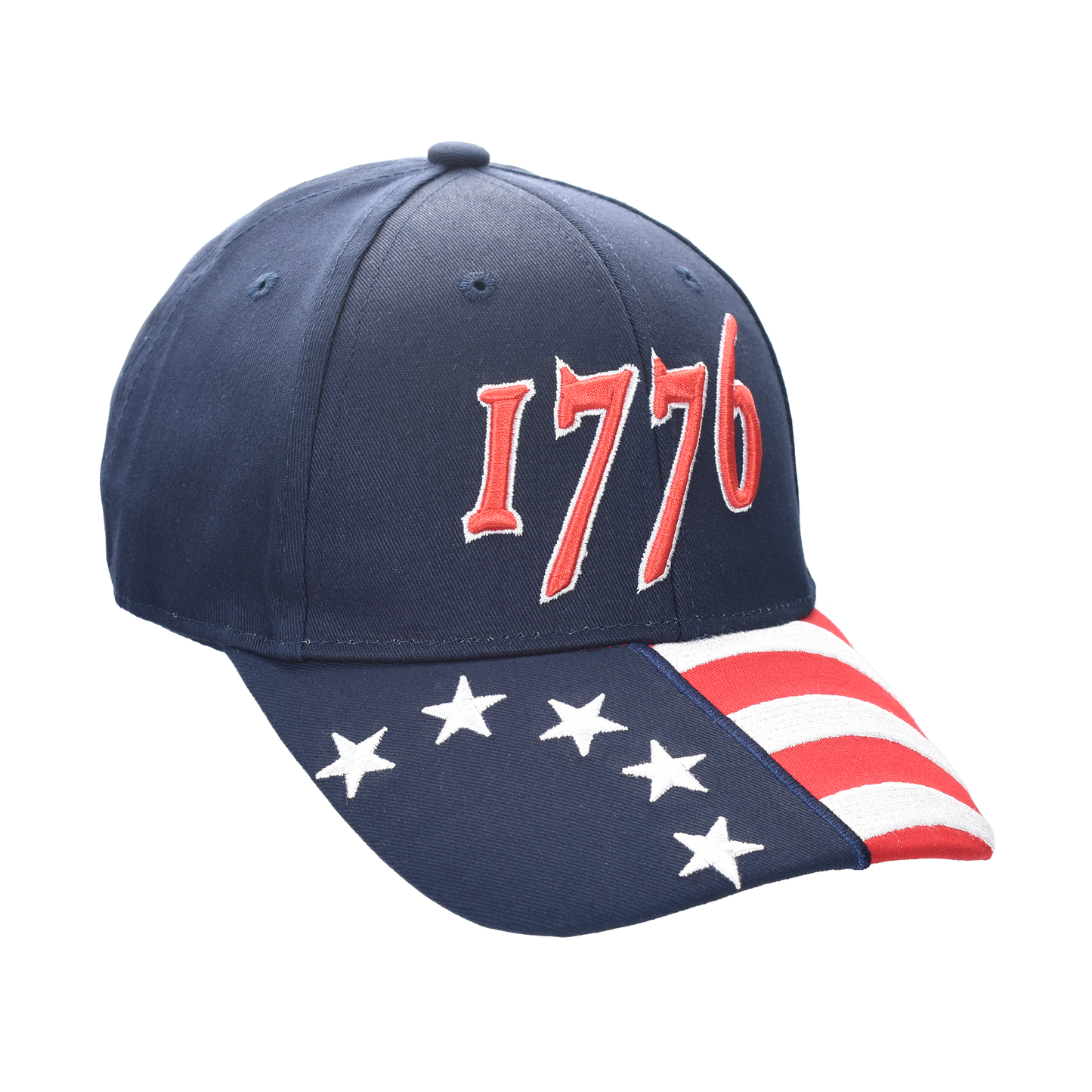 1776 Cap – American Betsy Ross Flag Bill | Patriotic Cotton Twill Cap