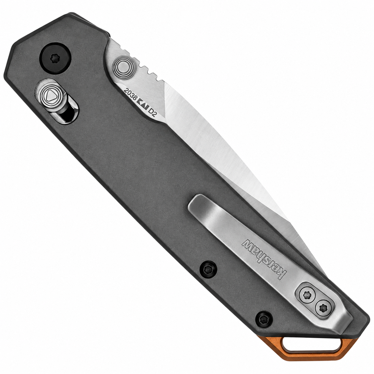 Kershaw - Iridium DuraLock | 2038 Folding Knife - 3.4" D2