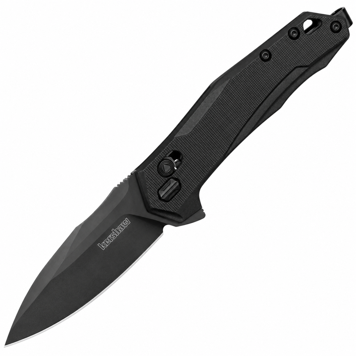 Kershaw - Monitor - 2041 | DuraLock | 3" D2 Black Oxide | Black GFN