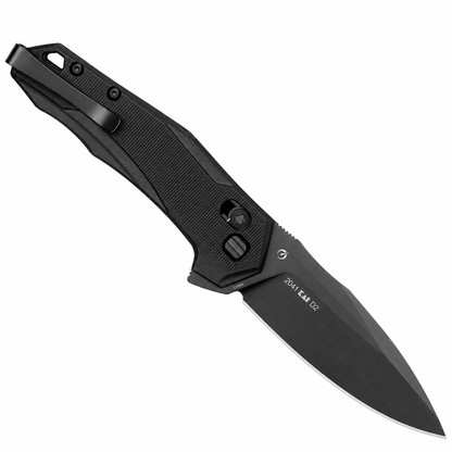 Kershaw - Monitor - 2041 | DuraLock | 3" D2 Black Oxide | Black GFN
