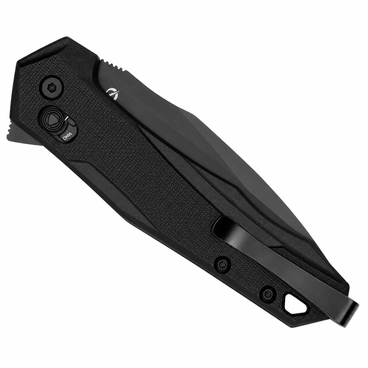 Kershaw - Monitor - 2041 | DuraLock | 3" D2 Black Oxide | Black GFN