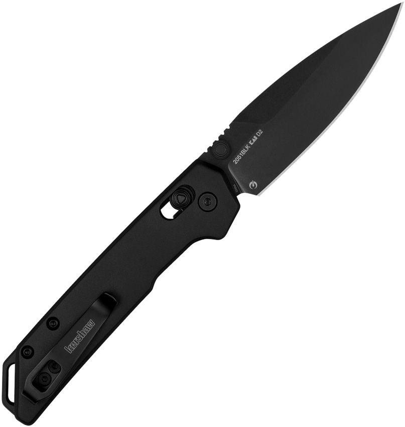 Kershaw - Mini Iridium | 2051BLK Folding Knife - 3" D2