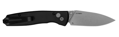 Kershaw Kindred 2053 Folding Knife - 3" D2 Blade, Black Aluminum Handle