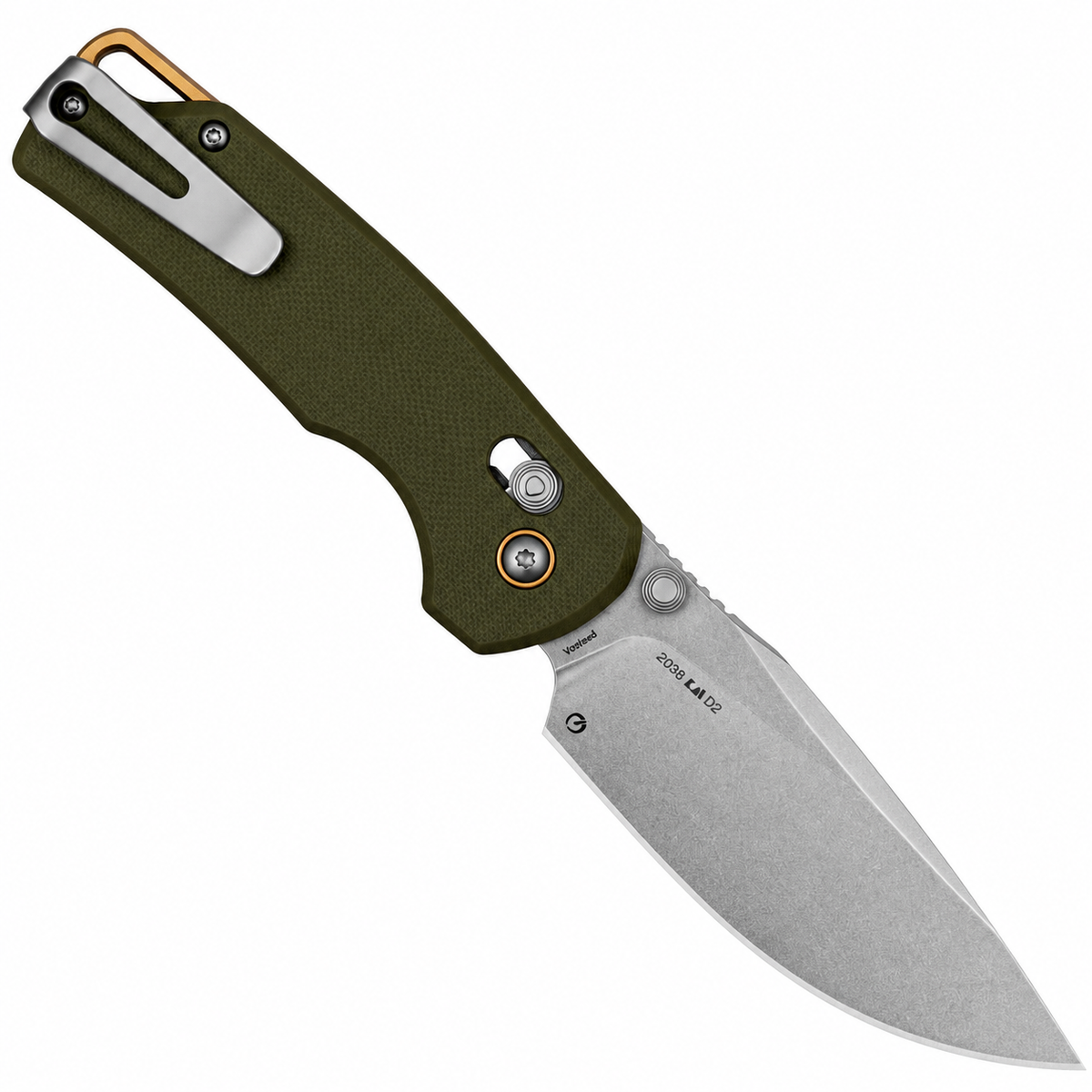 Kershaw - Proximal | 2058 Folding Knife - 3.15" D2 - Green G10