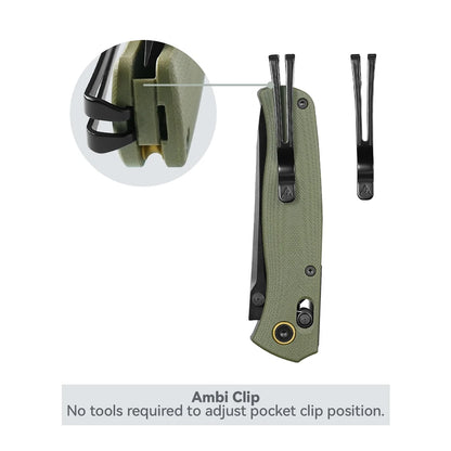 SRM - Medal | 255L-GP2 Folding Knife - 3.2" 10Cr15CoMoV