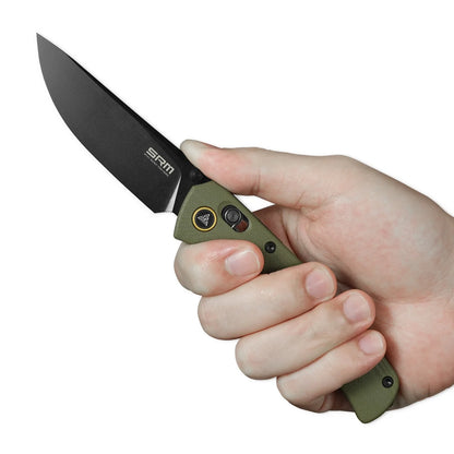SRM - Medal | 255L-GP2 Folding Knife - 3.2" 10Cr15CoMoV