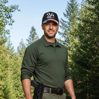 2A 1791 Cap – American Flag Bill Patriotic Cotton Twill Hat