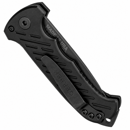 Gerber - Auto 06 - 30-001297N | Button Lock (Auto) | 3.6" CPM S30V Black | Black Aluminum
