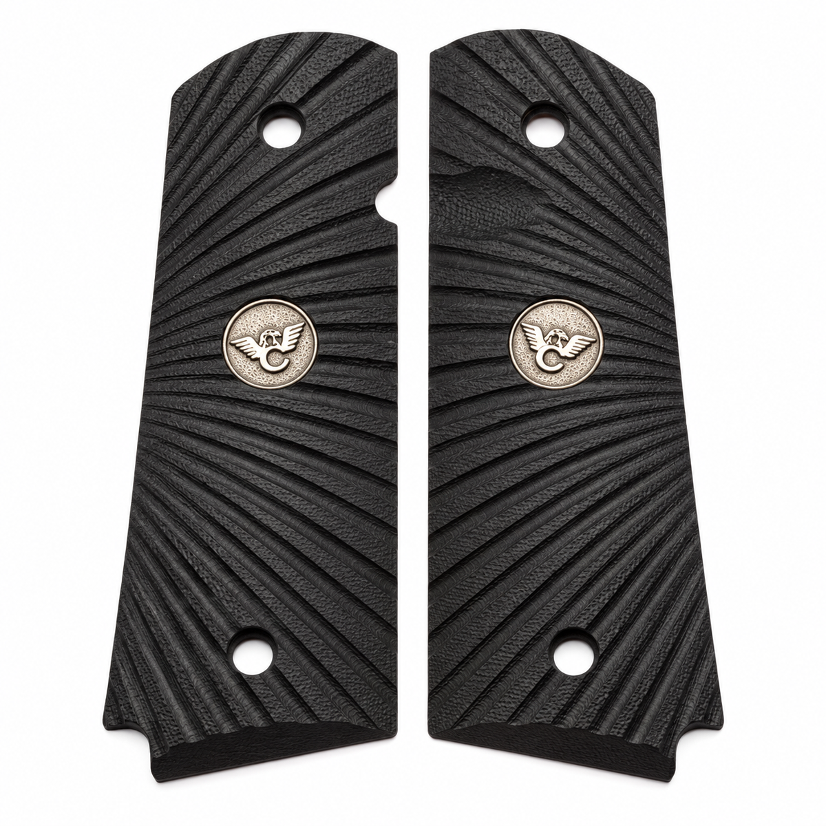 Wilson Combat 1911 Full-Size Starburst G10 Grips – Black | 351AAFS