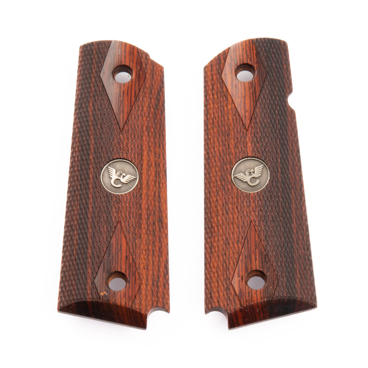 Wilson Combat 1911 Full-Size Double Diamond Grips, Bevel Bottom - Cocobolo | 351AFS