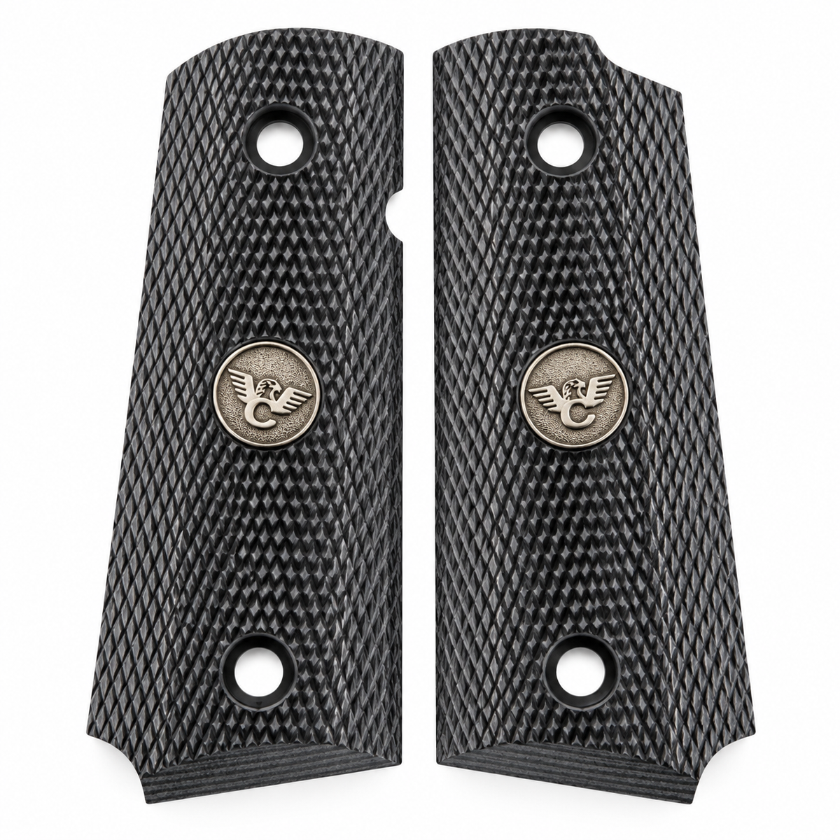 Wilson Combat 1911 Grips, Compact, Bevel Bottom, Full Checkered, Diamondwood | 351DCP