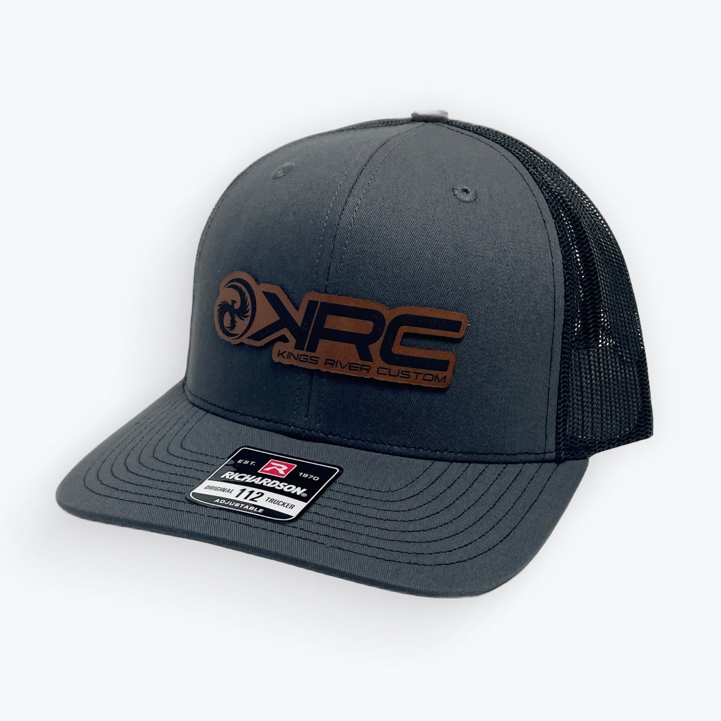 Kings River Custom Leather Patch Cap