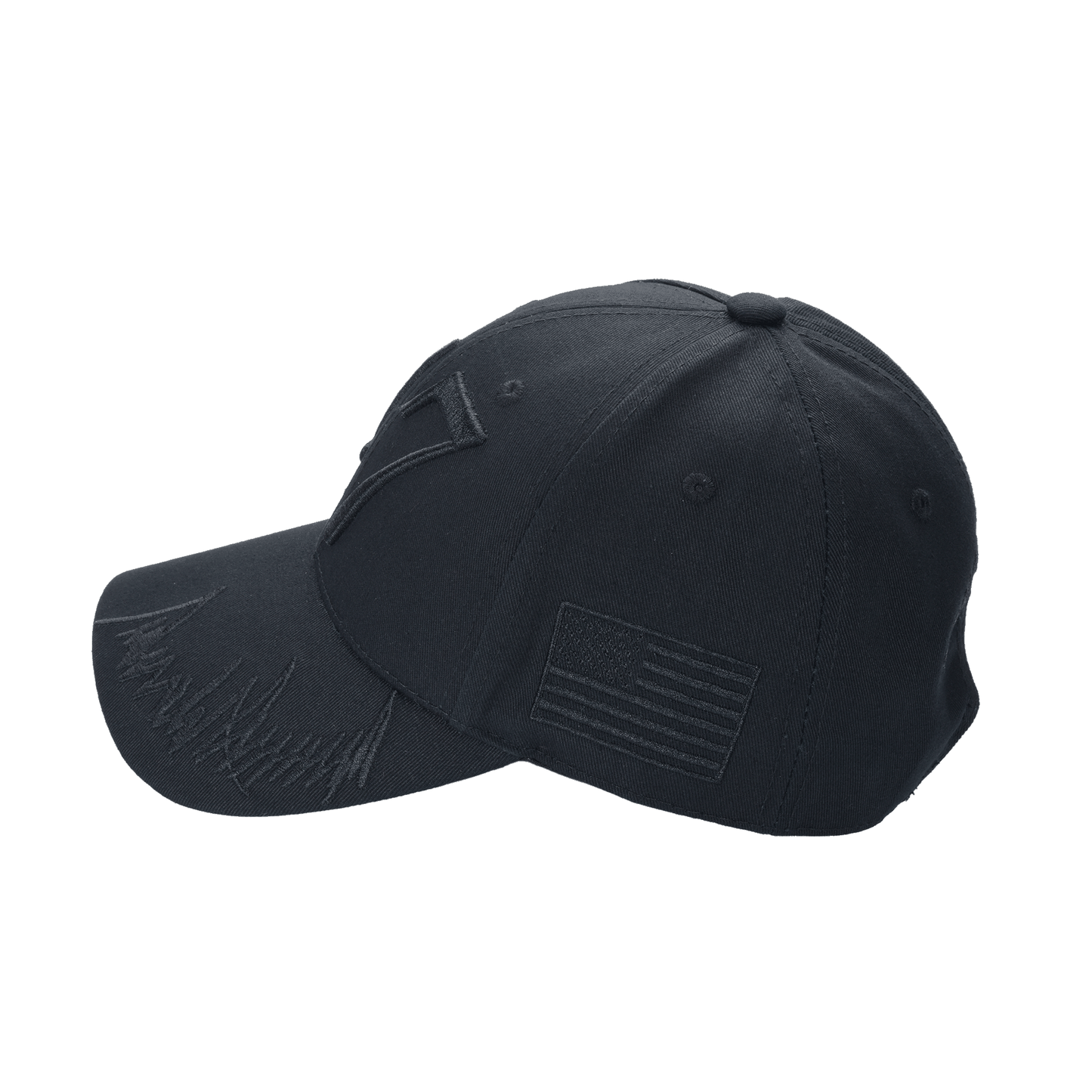 Dark Trump “47” Cap – President Trump Embroidered Cotton Twill Hat